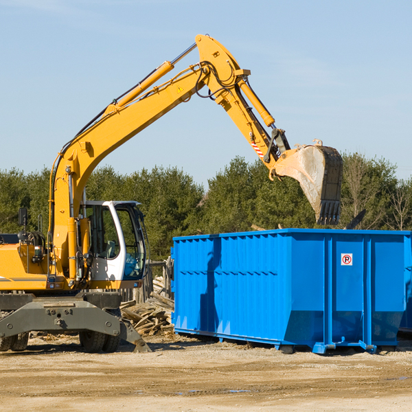 can i choose the location where the residential dumpster will be placed in Lyndon Wisconsin